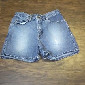 Blue jean shorts